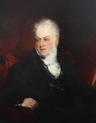 John Robert Wildman (fl.1823-1839) Portrait of Frederick Gildart, 36 x 28in. John Robert Wildman (