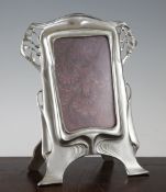 A Kayserzinn Art Nouveau pewter photograph frame, with stylised decoration, no.611, 9.5in.