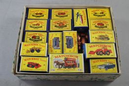 A collection of boxed Matchbox series diecast toys