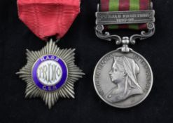 An India medal group of two, comprising India medal with Punjab Frontier 1897-98 clasp and RAOB