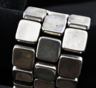 A 1960`s? Georg Jensen sterling silver bracelet, designed by Astrid Fog and numbered 193, of