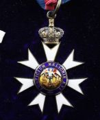 A Companions Order of St Michael and St George neck badge (CMG), in Garrard & Co box