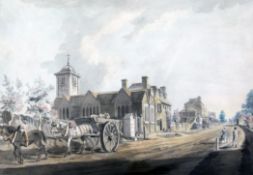 James Miller (fl. 1773-1791)ink and watercolour,Highgate and the Road to Kentish Town,Walker Gallery