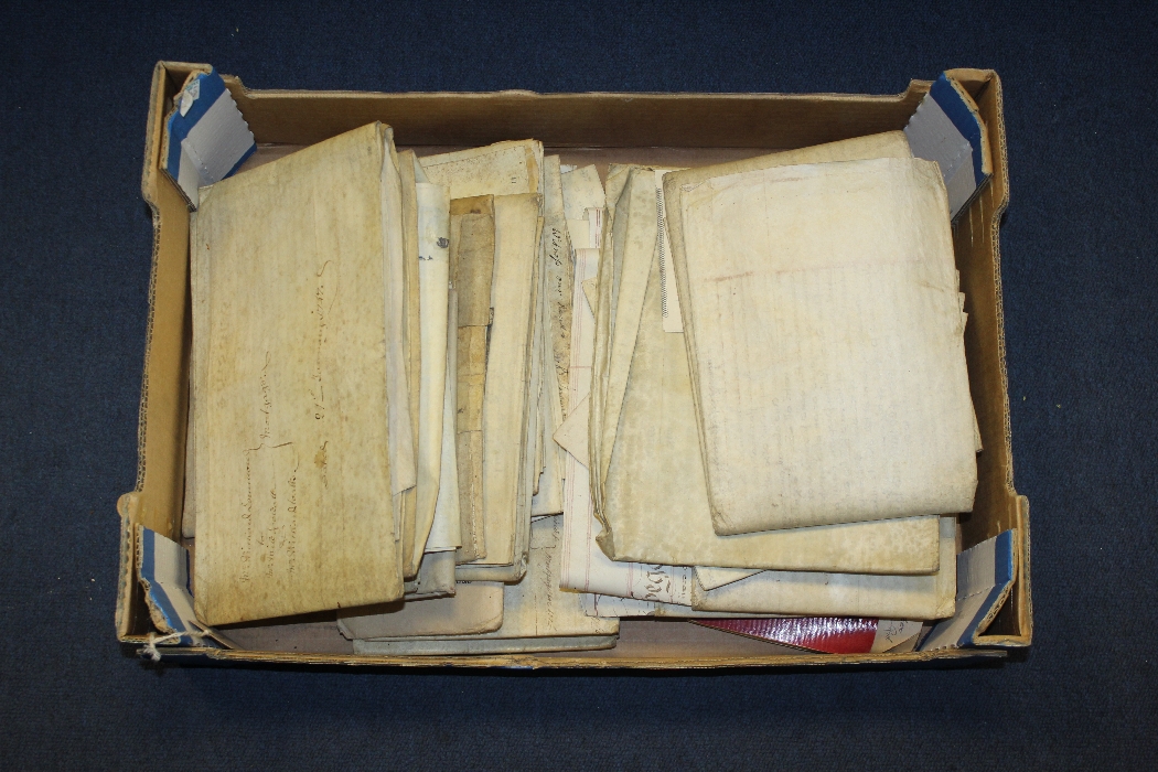 A collection of deeds and indentures, mainly relating to Sussex, the majority on vellum and 18th