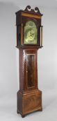 James Bell, Camnethan. An early 19th century inlaid mahogany eight day longcase clock, the 13 inch