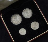 A George VI 1941 maundy coin set, cased