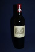 One bottle of Chateau Lafite 1947, Premier Cru Classe, Pauillac; into neck, contemporary bottle,