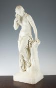 A large Copeland parian figure of Eceria, date code for 1885, impressed marks, copyright reserved