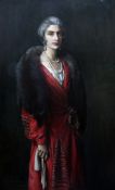 § Sir Oswald Birley (1880-1952)oil on canvas,Portrait of Muriel Ezra,signed and dated 1928,60 x