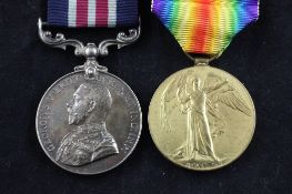A WWI Military medal group of two, comprising MM and Victory to 83928 DVR D Carter B.48/BDE R.F.A.