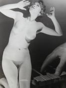 Jean Straker (1913-1984)a collection of seven gelatin silver prints of posing nudes, c.1960`s,all