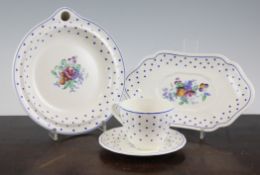 A Copeland Spode Polka Dot dinner and breakfast service, including tureens and covers, printed marks