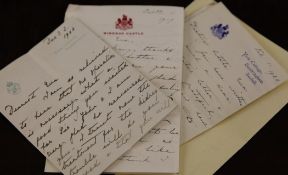 Royal Interest: Four letters from Queen Mary to her lady in waiting Lady Eva Dugdale, the first as