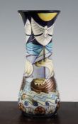 A Moorcroft `Winds of Change` waisted baluster vase, c.1999, impressed and inscribed marks, 12in.