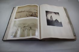 An album of photographs, mainly of North Africa, France and other Grand Tour subjects relating to