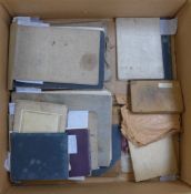 Harold Swanwick (1866-1929)Studio remnants,A collection of assorted sketch books with numerous