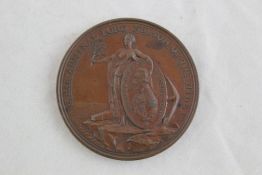 An Alexander Davison`s bronze Nile medal 1798 unmounted. Starting Price: £120