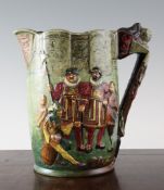 A Royal Doulton `The Tower of London` jug, designed by C.J. Noke, no.90/500, complete with