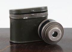 A Victorian six draw monocular spy glass, marked for Bate for London, 3.5in. extended Starting