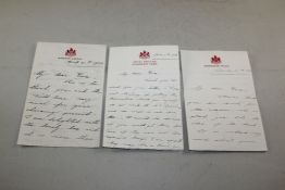 Royal Interest: Three letters from the Princess Royal (daughter of King George V and Queen Mary), to