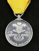 A Yorkshire Imperial Yeomanry medal, first version, to 26805 Pte J.F.Scott Starting Price: £160