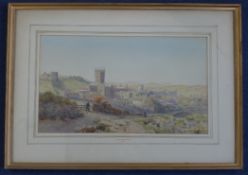 Henry B. Wimbush (1861-1910)watercolour,St David`s Cathedral and Abbey, Pembrokeshire,signed and