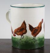 A Wemyss `chicken` mug, impressed Wemyss ware RH & S retailer`s mark, 5.5in. Starting Price: £240