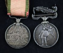 A Crimea group of two to Serj H.Holmes 56th Regt comprising Crimea with Sebastopol clasp and Turkish