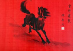 A Chinese School painting of horse, 20th century, Starting Price: £80