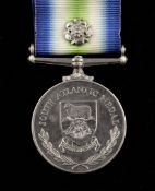 A South Atlantic medal with rosette to Allan Richard Portess HMS Hermes Starting Price: £144