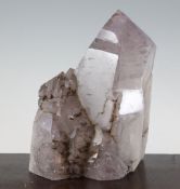 A Madagascar amethyst quartz point, 10in. Starting Price: £80