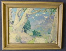 Sidney Vincent North (1872-1951)5 oils and a watercolour,Landscape studies,2 signed,largest 1.5 x