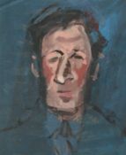 § Josef Herman (1911-1999)oil on board,Portrait of Kurt Weiler, 1951,ill. p.95 Heller R.,20.5 x