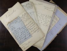 An archive of documents relating to Leeds prison, c.1900, including letters from prisoners,