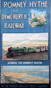 A Vincent Brooks Day & Son Ltd Romney, Hythe & Dymchurch railway poster, `Across the Romney Marsh by