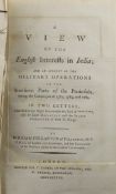 FULLARTON (W), A VIEW OF THE ENGLISH INTERESTS IN INDIA, first edition, folding frontis plan, tan