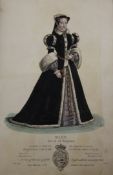 A 19th century album of European Royal Costume plates, by Dobbs & Co., Carey Street, London
