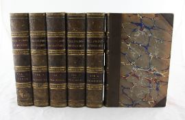 GURWOOD (LIEUT COLONEL), THE DISPATCHES OF FIELD MARSHAL THE DUKE OF WELLINGTON, 12 vols, ¾ brown