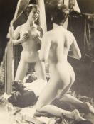 Jean Straker (1913-1984)gelatin silver print,Nude, c.1960`s photographer`s blind stamp,