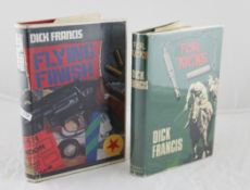 FRANCIS (D), FOR KICKS, first edition, unclipped d.j, Cape, 1965; FLYING FINISH, signed first