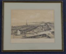 J. Newmanlithograph,West view of Brighton from the top of the Old Church, a rare view of Clifton