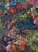 § Gillian Ayres (b.1930)impasto on board,Cullipool, 1977, signed and inscribed `with love Gillian