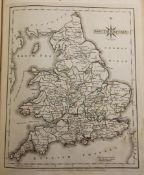 CARY`S NEW AND CORRECT ENGLISH ATLAS, with 44 hand coloured maps only and all miss-bound, rebacked