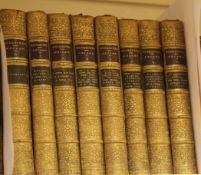 KNIGHT (C), THE PICTORIAL EDITION OF THE WORKS OF SHAKSPERE, 8 vols, full tan calf