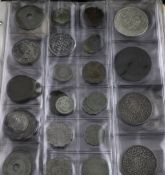 A schoolboy album of assorted coins, Roman & later.