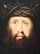 After Dureroil on poplar panel,Ecce Homo - Christ with a crown of thorns,bears monogram,11.25 x 8.