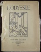 VOLLARD (AMBROISE), HOMERE L`ODYSSEE, Paris 1930, no.88, 2 vols.