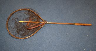 A C. Farlow & Co Ltd vintage ash landing net