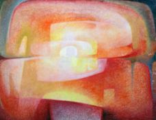 Professor Bikash Bhattacharjee (Indian, 1940-2006)pastel,Untitled,signed,14.5 x 18.75in.