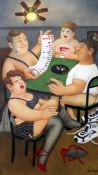 Beryl Cook (1926-2008)colour lithograph,`Strip Poker`,signed in pencil, 311/650,22 x 12.75in.